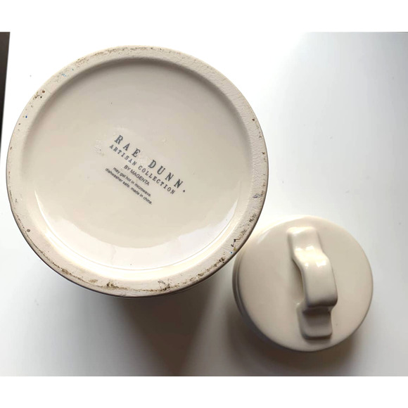 Rae Dunn Magenta XOXO Indigo Sweets Canister 8.5" - Picture 6 of 9